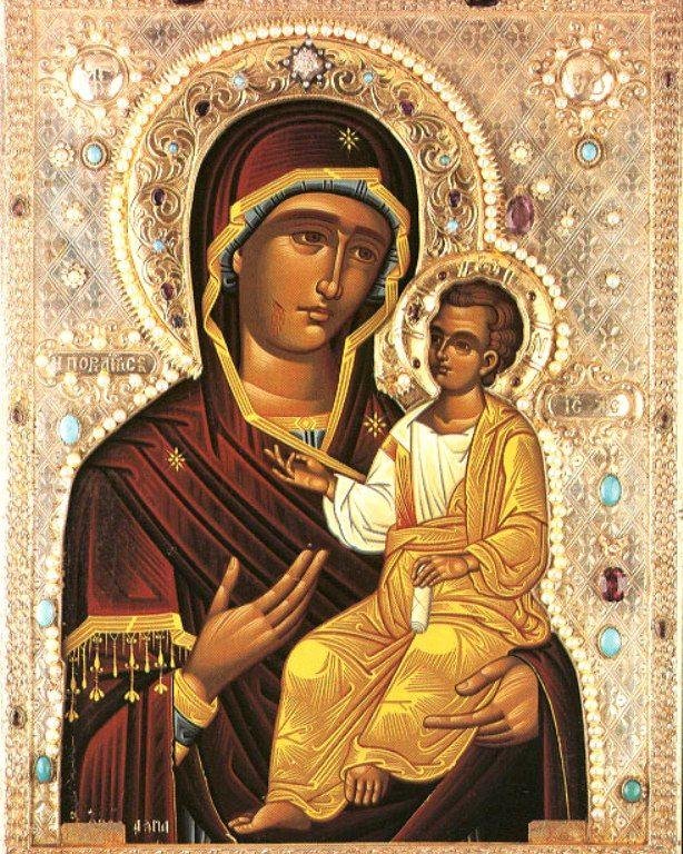 Икона Богородицы Иверская Монреальская, Мироточивая