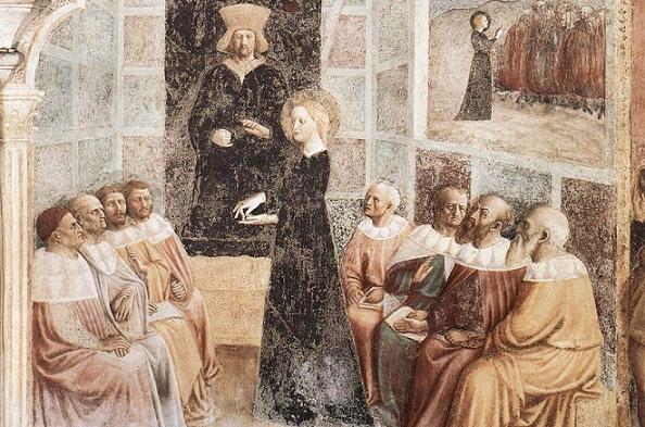 150 мучеников-философов обращенные св. Екатериной, в Александрии