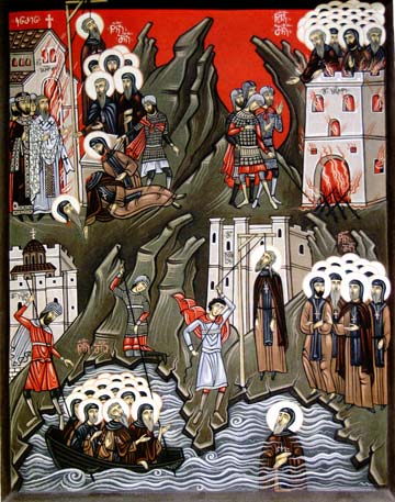 Mémoire des saints moines et martyrs d'Iviron