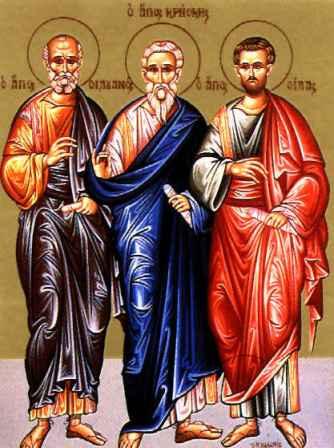 Sf. Apostoli Sila, Silvan, Crescent, Epenetos şi Andronic