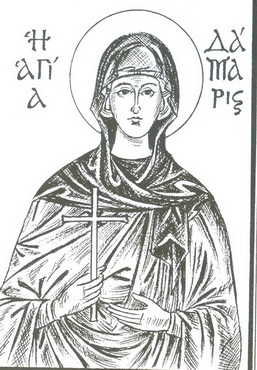 Santa Damaris, apostola