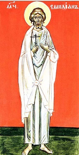 Hieromrt. Emilian Bischof, und mit ihm Hilarion, Dionysios und Hermippos