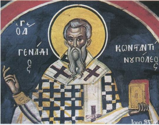 წმიდა გენადი, კონსტანტინოპოლელი პატრიარქი (+471)